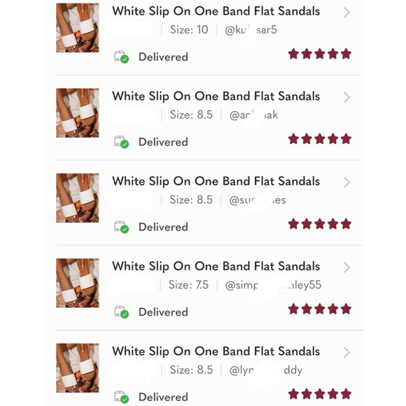 White Slip On One Band Flat Sandals - Picture 11 of 12